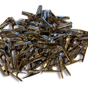 Alternative view of Lot de pinces à linge de ménage en acier inoxydable | 6,5*1 cm | Tampon grip pad