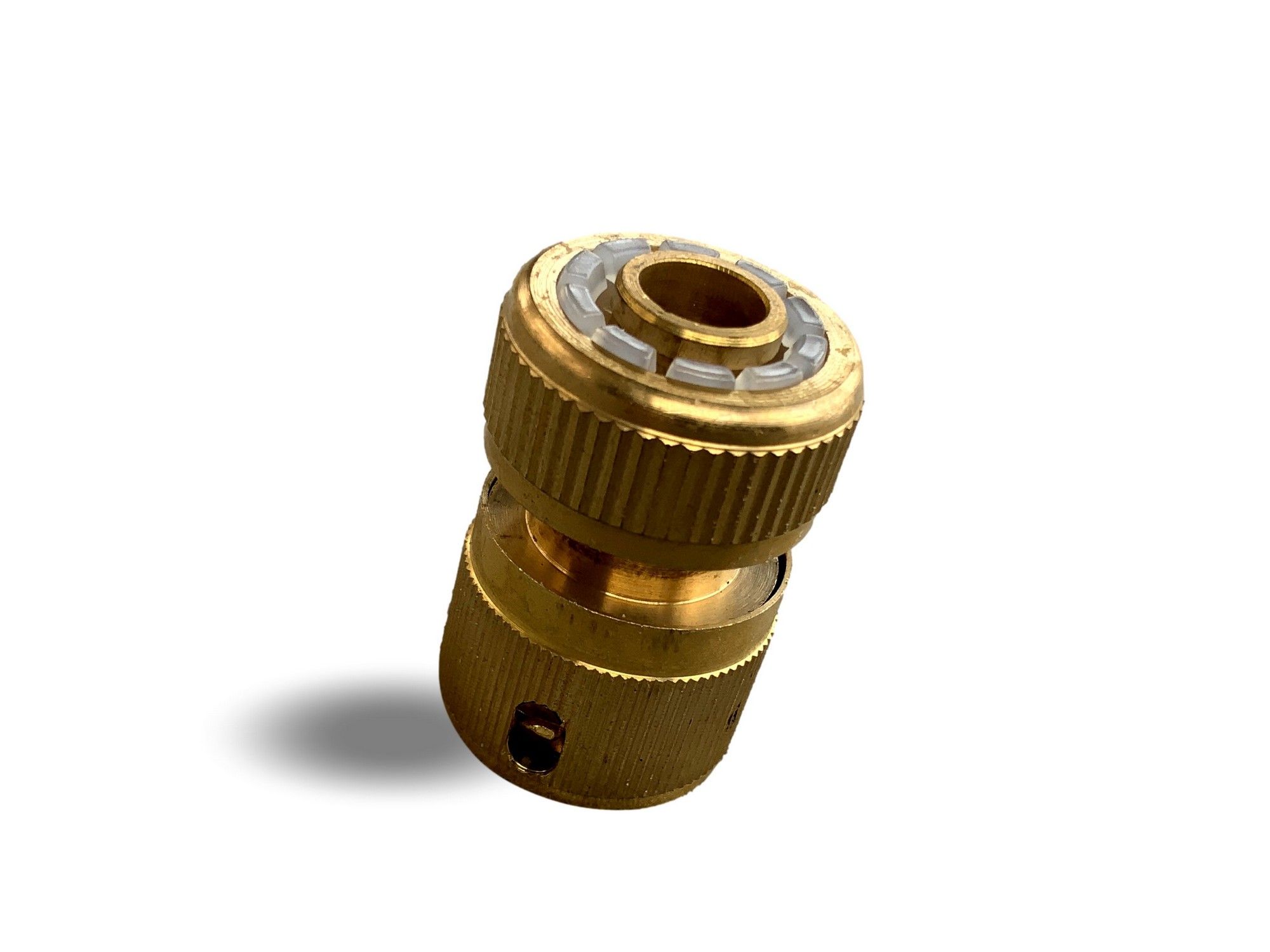 Connecteur laiton tuyau vers tétine | Lot de 10 | Tuyau 3/4' (19 mm) vers  tétine | Bague laiton de serrage | Clipsable sur tuyau et tétine | Passage