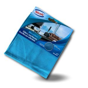 Alternative view of Lavette microfibre surface vitrée | Nettoyage sans traces | Dimension 32*32