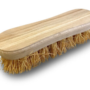 Alternative view of Brosse à laver et récurer en chiendent - Monture bois - Nettoyage, brossage pont mur sol carrelage