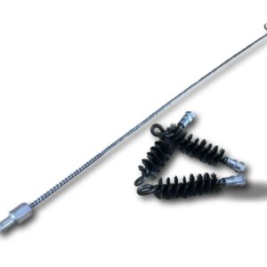 Kit Brosse à tube PRO LAITON Ø 25 à 140 mm | Tringle rigide/flexible et  furet