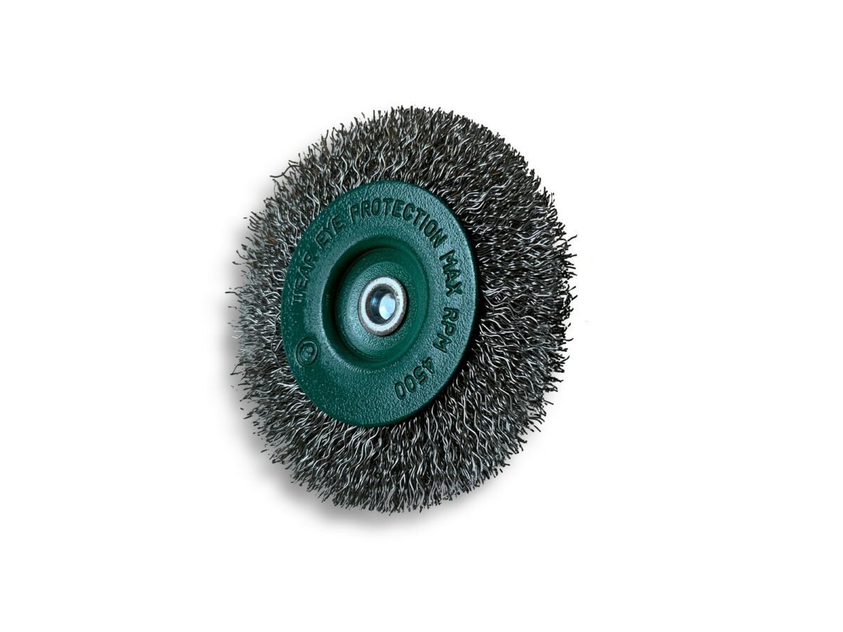 Norton Brosse Métallique Circulaire 75mm - Idéale Pour Décapage Intense, Rouille Et Soudure