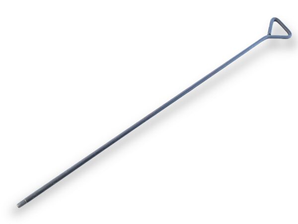 Tringle acier rond rigide pour brosse à tube Kibros | Raccord fileté M12*175 mâle Brosses à tube