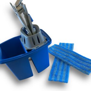 Kit Lave Sol Easy Press Pro | Seau Double + Aquafill | Franges Micro Easy