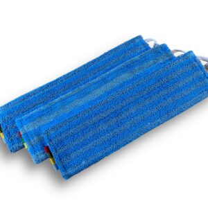 3 Franges Micro Easy pour Balai réservoir Carabao velcro  | 100% Microfibre Raclots et laves sols