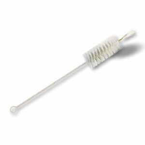 Goupillon litre | Ø 5,5 cm | Tige acier torsadé | Brosse nylon | Embout bottelé