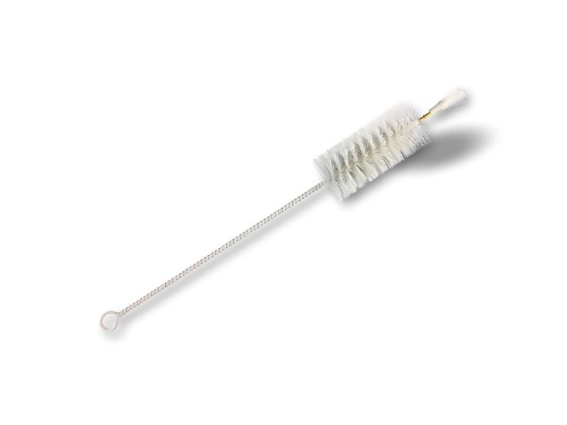 Goupillon litre | Ø 5,5 cm | Tige acier torsadé | Brosse nylon | Embout bottelé