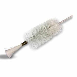 Alternative view of Goupillon litre | Ø 5,5 cm | Tige acier torsadé | Brosse nylon | Embout bottelé