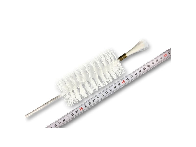 Goupillon litre | Ø 5,5 cm | Tige acier torsadé | Brosse nylon | Embout bottelé – Image 5