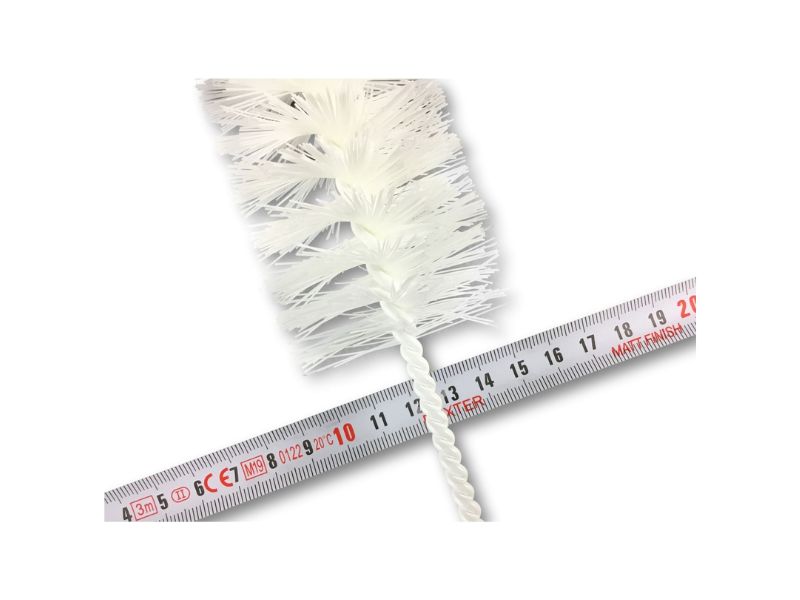Goupillon litre | Ø 5,5 cm | Tige acier torsadé | Brosse nylon | Embout bottelé – Image 6