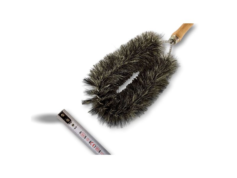 Goupillon persienne double | Soie grise | Diamètre 5 cm | Brosse 18 cm – Image 5