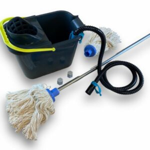 Alternative view of Lave-Sol MERY | Seau + Aquafill 10L, Manche Alu 80/140 cm, 2 Serpillères