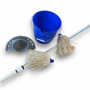 Alternative view of Balai à Franges Espagnol | 2 Serpillières | Seau 10L | Manche 3,80m