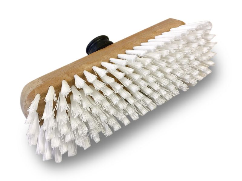 Balai brosse lave-pont synthétique - Monture bois - Douille vissante plastique – Image 6