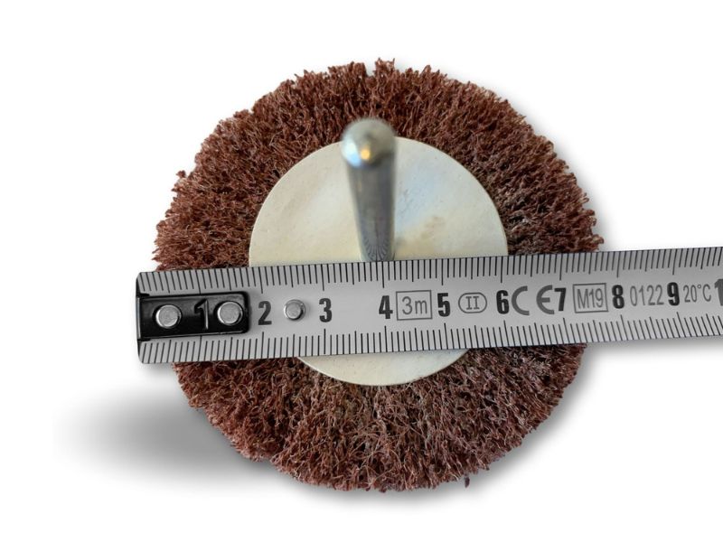 Roue abrasive de polissage satinage sur tige | Mousse abrasive feutre non-tissé – Image 5