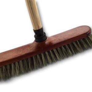 Alternative view of Balai de ménage d'appartement droit | Monture composite apparence bois verni