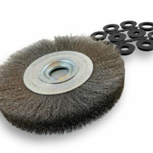 Alternative view of Brosse circulaire métallique avec alésage pour touret | Fil INOX souple ou dur