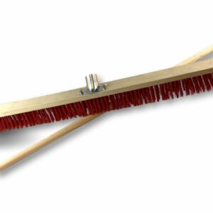 Balai de cantonnier - Piste Extérieur - PVC rouge - Grandes largeurs