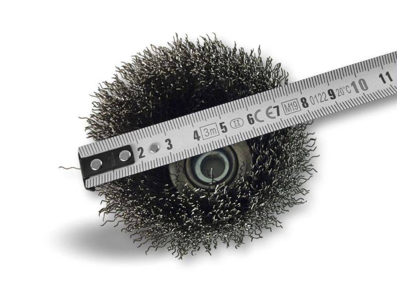 Brosse coupe rotative boisseau meuleuse d'angle | Garnissage Acier ondulé souple ou dur – Image 6