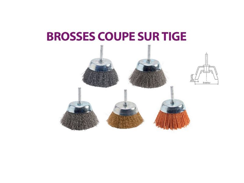 Brosses rotatives coupe sur tige | Acier dur – Image 9