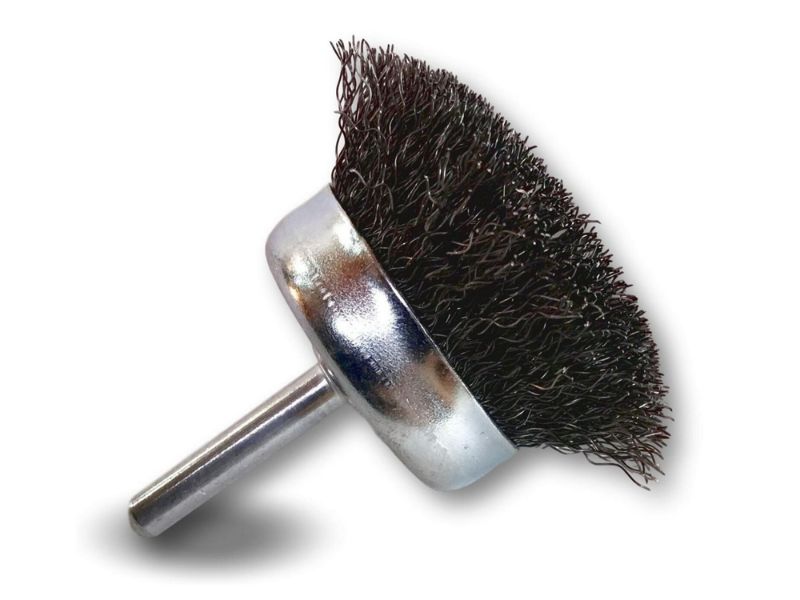 Brosses rotatives coupe sur tige | Acier souple