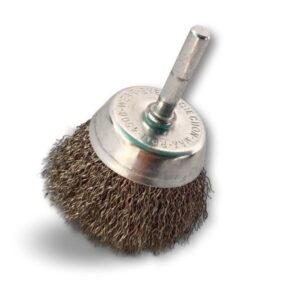 Brosses rotatives coupe sur tige | Inox dur