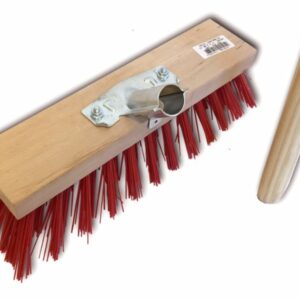 Alternative view of Balai de cantonnier - Piste Extérieur - PVC rouge - Petites largeurs