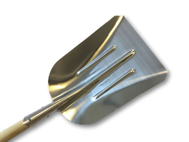 Balai de cantonnier avec racloir métallique + Pelle aluminium - Balai 32 cm - Garnissage PVC rouge – Image 7