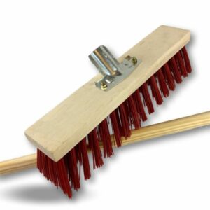 Balai de cantonnier - Piste Extérieur - PVC rouge - Petites largeurs