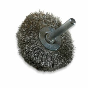 Alternative view of Brosse circulaire métallique sur tige Ø 60 mm | Fil inox souple