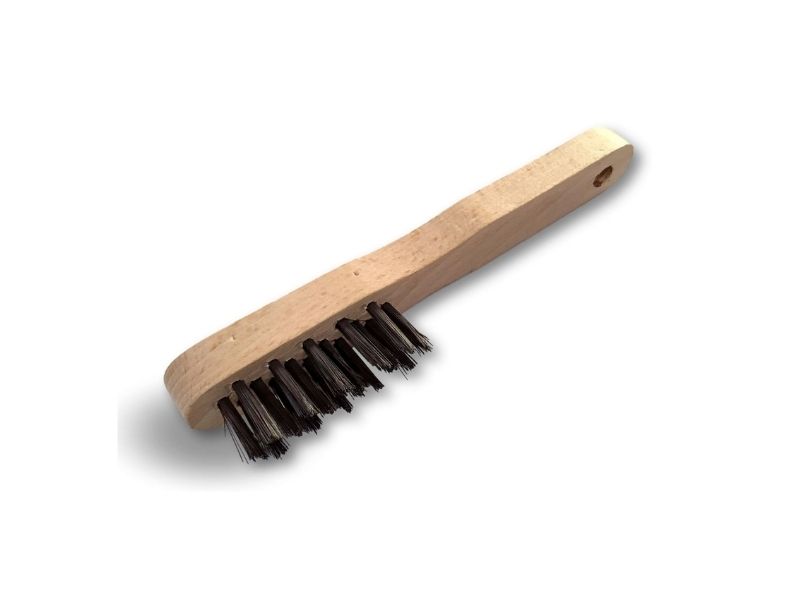 Brosse métallique à bougie | Manche ergonomique bois