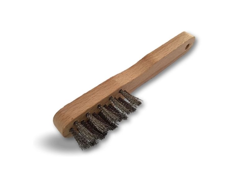 Brosse métallique à bougie | Manche ergonomique bois – Image 8
