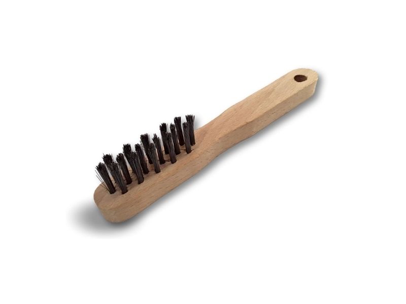 Brosse métallique à bougie | Manche ergonomique bois – Image 2