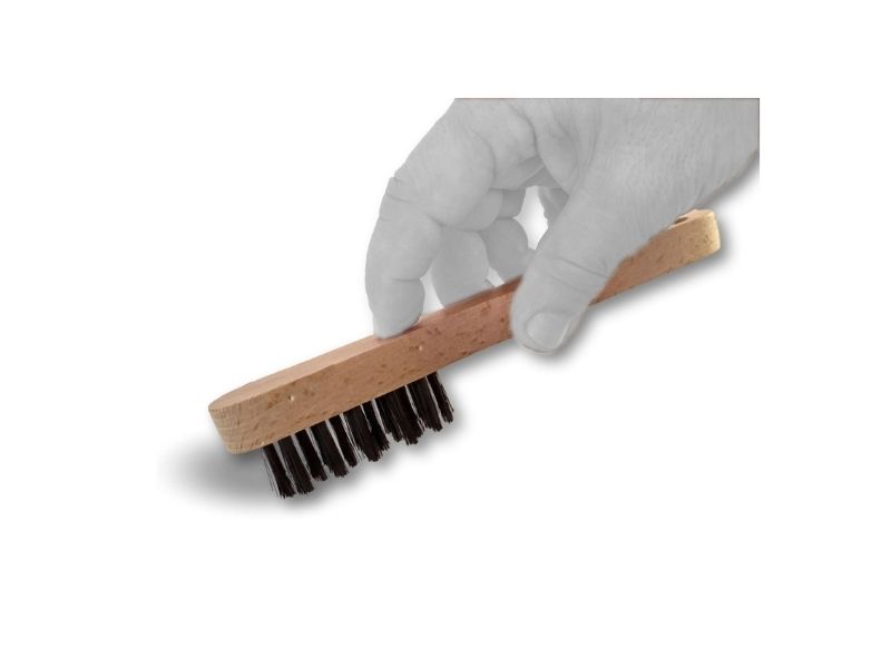 Brosse métallique à bougie | Manche ergonomique bois – Image 5