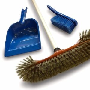 Ensemble balai brosse de ménage d'intérieur | Pelle + balayette vinyle