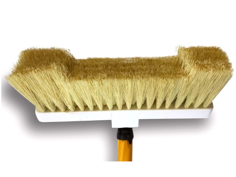 Balai brosse lave-pont version Tampico - Monture bois - Douille vissante plastique – Image 2