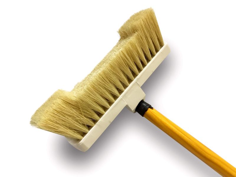 Balai brosse lave-pont version Tampico - Monture bois - Douille vissante plastique – Image 3