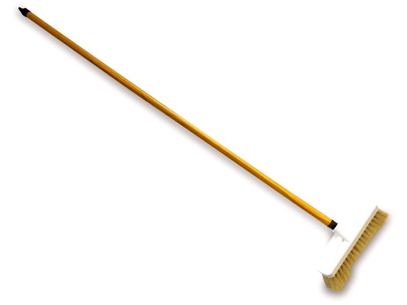 Balai brosse lave-pont version Tampico - Monture bois - Douille vissante plastique – Image 5