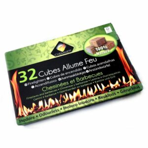 Cubes allume-feu pour cheminées | Barbecues feux de camp fours à bois poêle
