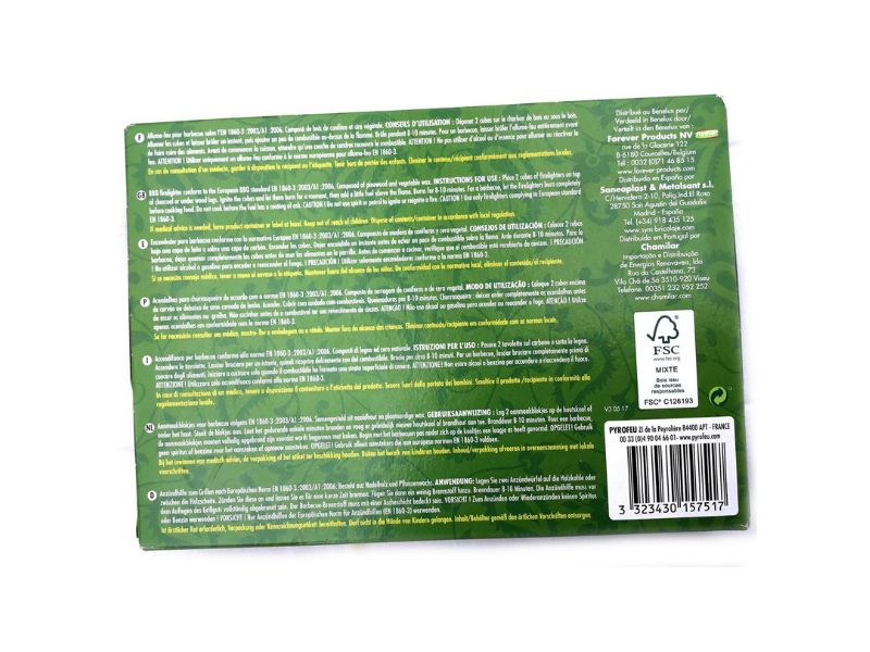 Cubes allume-feu pour cheminées | Barbecues feux de camp fours à bois poêle – Image 4