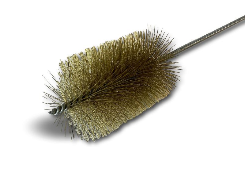 Goupillon chauffage carneau | Fil acier rond garnissage 100 mm | Longueur 1 m – Image 3