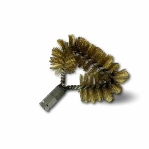 Goupillon de face chaudière | Fil acier cablé laitonné | Adaptable canne tringle