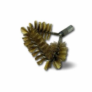 Alternative view of Goupillon de face chaudière | Fil acier cablé laitonné | Adaptable canne tringle