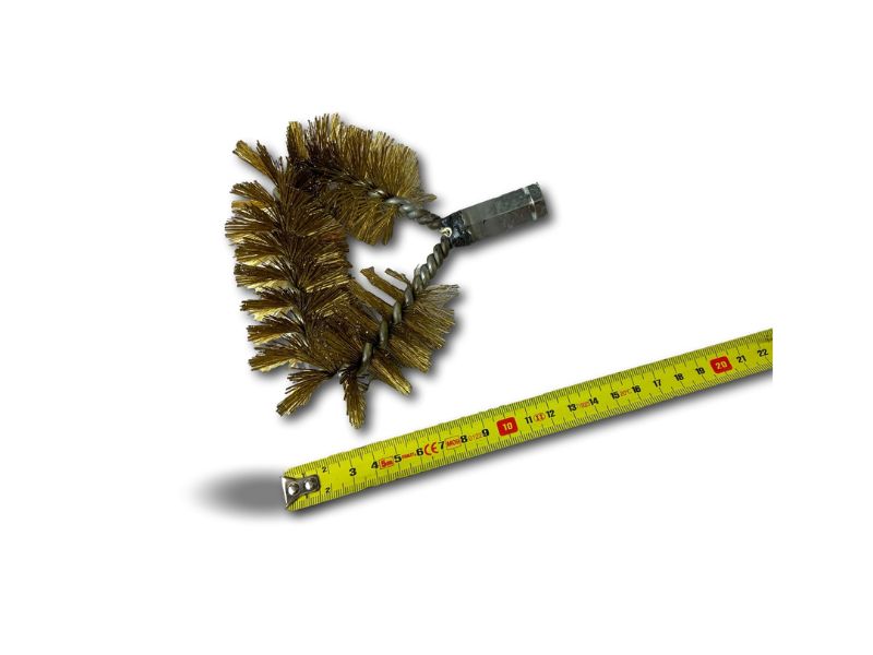 Goupillon de face chaudière | Fil acier cablé laitonné | Adaptable canne tringle – Image 6