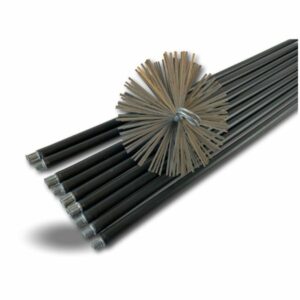 Kit ramonage classique conduit non gainé | Hérisson acier | 9*1,4m | 9 cannes