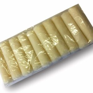 Pack 10 manchons mini rouleaux pattes de lapin laqueur | Velours ou Polyamide 100 mm