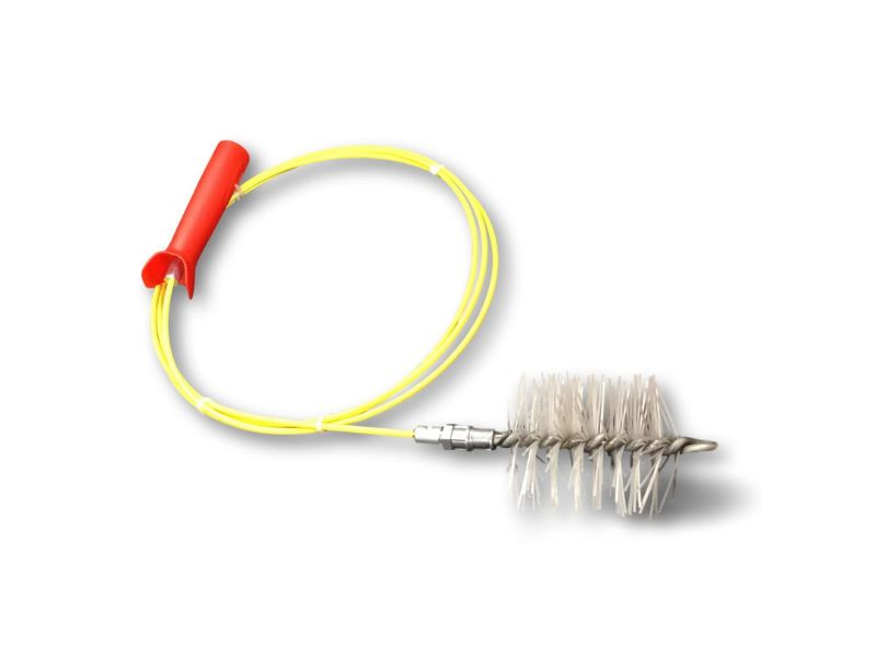 Kit ramonage poêle à pellet granules bois | Hérisson synthétique 80 mm