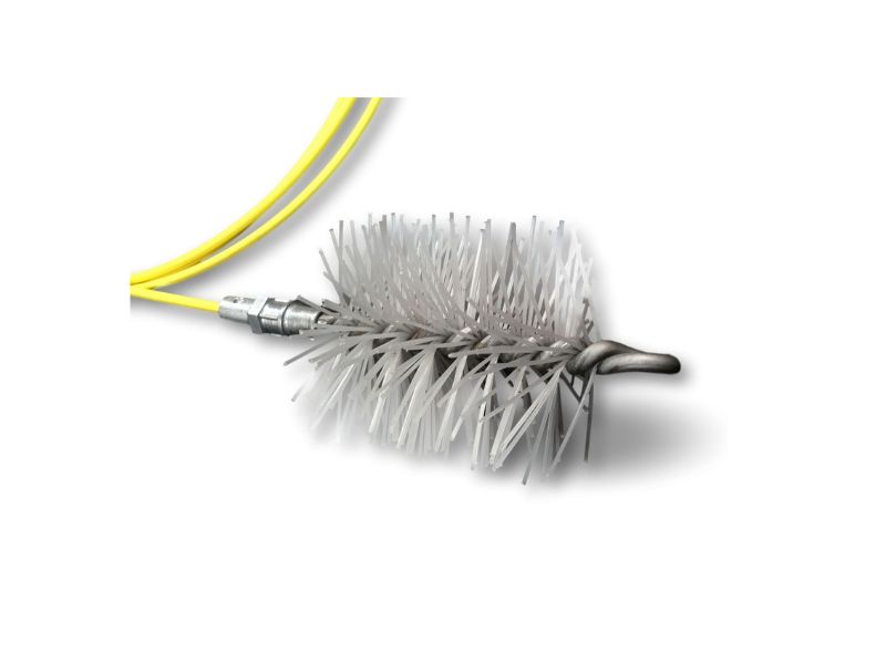 Kit ramonage poêle à pellet granules bois | Hérisson synthétique 80 mm – Image 2