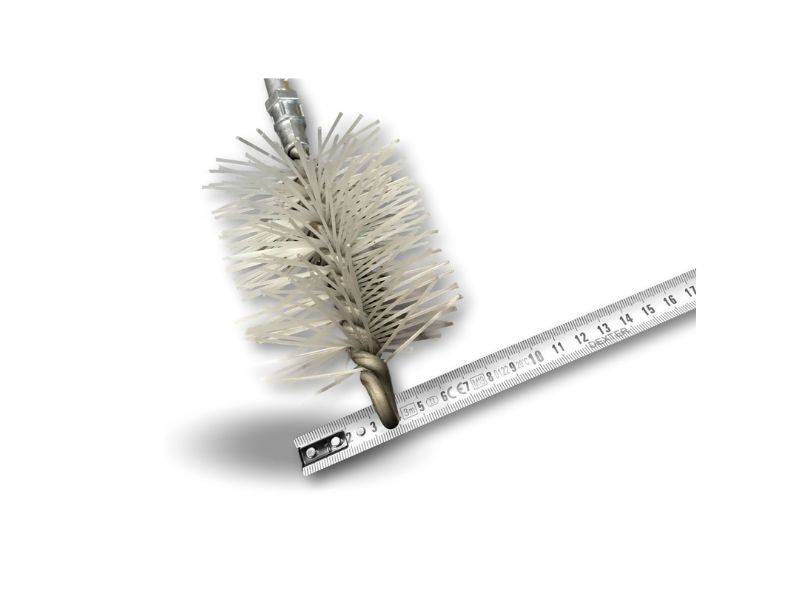 Kit ramonage poêle à pellet granules bois | Hérisson synthétique 80 mm – Image 8