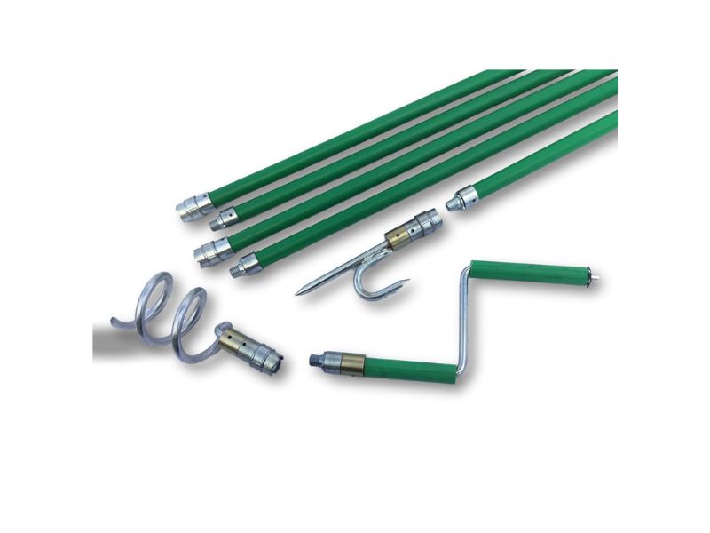 Kit combo cannes curage canalisations | Ø 45 à 100 mm | 2 jeux cannes Kiblok | 5 accessoires – Image 6